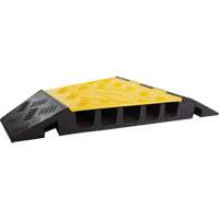 Protecteur de c&acirc;ble tourne-&agrave;-gauche robuste Powerhouse, 5 canaux, 12" lo x 19,75" la x 2,25" h Groupe Generik