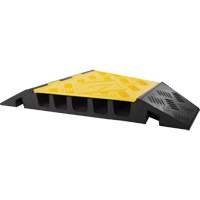 Protecteur de c&acirc;ble tourne-&agrave;-droite robuste Powerhouse, 5 canaux, 12" lo x 19,75" la x 2,25" h Groupe Generik
