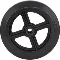 Roue en caoutchouc moul&eacute;, 10" (254 mm) dia. x 2" (50,8 mm) la, Capacit&eacute; de 948 lb (430 kg) Groupe Generik