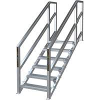 Syst&egrave;me d'escalier modulaire pour la construction de 6-10 marches SmartStairs, 75" ha Groupe Generik