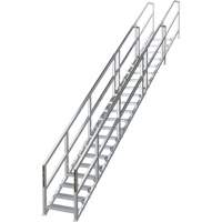 Syst&egrave;me d'escalier modulaire pour la construction de 17-21 marches SmartStairs, 157-1/2" ha Groupe Generik