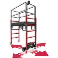 Complete Motorized Buildman 6' Baker Scaffold Kit, 31" D x 118-3/4" H Groupe Generik