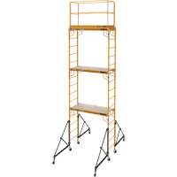 Complete 18' Drywall  Baker Scaffold Tower Set, 122" D x 236" H Groupe Generik