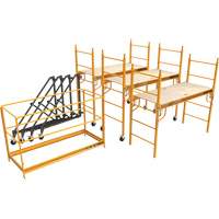 Complete 18' Drywall  Baker Scaffold Tower Set, 122" D x 236" H Groupe Generik