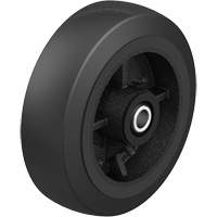 Roue en caoutchouc noir sur noyau en fonte noir, 12" (304,8 mm) dia. x 2-1/2" (64 mm) la, Capacit&eacute; de 396,8 lb (180 kg) Groupe Generik