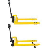 Transpalette &agrave; roues en acier, Acier, 48" lo x 27" la, Capacit&eacute; 5500 lb Groupe Generik