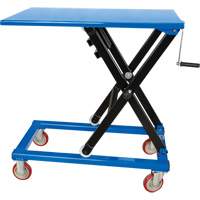 Table &eacute;l&eacute;vatrice manuelle &agrave; ciseaux, 37-3/8" lo x 23-5/8" la, Acier, Capacit&eacute; 660 lb Groupe Generik