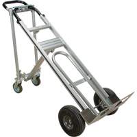 3-in-1 Convertible Hand Truck, Aluminum, 600 lbs. Capacity Groupe Generik