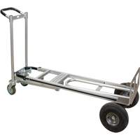3-in-1 Convertible Hand Truck, Aluminum, 600 lbs. Capacity Groupe Generik