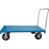  Chariot &agrave; plateforme pour l'ext&eacute;rieur, 48" lo x 30" la x Capacit&eacute; 1200 lb, Roues en Anticrevaison Groupe Generik