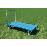  Chariot &agrave; plateforme pour l'ext&eacute;rieur, 48" lo x 30" la x Capacit&eacute; 1200 lb, Roues en Anticrevaison Groupe Generik