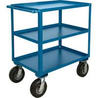 Outdoor Shelf Cart, 3 Tiers, 24" W x 39" H x 39" D, 1200 lbs. Capacity Groupe Generik