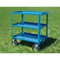 Outdoor Shelf Cart, 3 Tiers, 18" W x 39" H x 33" D, 1200 lbs. Capacity Groupe Generik