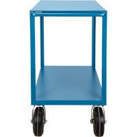 Outdoor Shelf Cart, 2 Tiers, 24" W x 39" H x 39" D, 1200 lbs. Capacity Groupe Generik