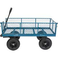 Wagon with Drop Sides, 24" W x 48" L, 800 lbs. Capacity Groupe Generik