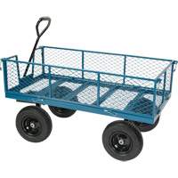 Wagon with Drop Sides, 24" W x 48" L, 800 lbs. Capacity Groupe Generik