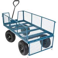 Wagon with Drop Sides, 24" W x 48" L, 800 lbs. Capacity Groupe Generik