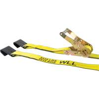 Winch Strap, Flat Hook, 30' W x 2" L, 3335 lbs. (1512 kg) Working Load Limit Groupe Generik