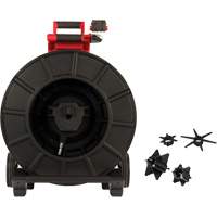 200 Stiff Modular Pipeline Inspection Reel, 34 mm (1.33") Camera Head Groupe Generik