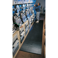 Tapis standard no 381, Ergonomique, 3' x 105' x 1/8", Noir Groupe Generik