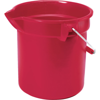Seau Brute, Capacit&eacute; de 3.5 gal. US (14 pintes), Rouge Groupe Generik