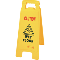 "Wet Floor" Safety Signs, English with Pictogram Groupe Generik