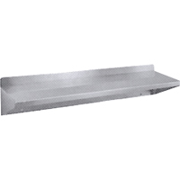 Tablettes, Acier inoxydable, 18" la x 5" p Groupe Generik