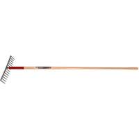 R&acirc;teau &agrave; niveler, Manche Bois, 14-3/4" la, Lame Acier durci, 16 dents Groupe Generik