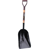 Grain & Coal Scoop Shovel, Wood, Tempered Steel Blade, D-Grip Handle, 27-3/4" Length Groupe Generik