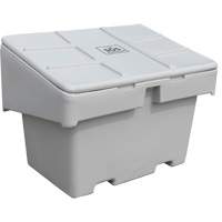 Salt Sand Container SOS, With Hasp, 42" x 29" x 30", 11 cu. Ft., Grey Groupe Generik