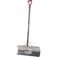 Nordic Snow Pusher, Aluminum Blade, D-Grip Handle, 24" W Groupe Generik