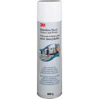 Nettoyant et produit &agrave; polir pour l'acier inoxydable, 21,5 oz., Canette a&eacute;rosol Groupe Generik