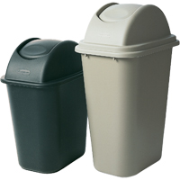 Soft Wastebasket, 14 Quarts, Plastic Groupe Generik