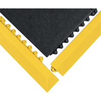Tapis 24/Seven, Caoutchouc, 3' la c, 3' lo, 5/8" &eacute;paisseur, Noir Groupe Generik