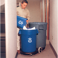 Socle roulant Tandem Brute, Noir Groupe Generik