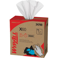 Chiffons X60 WypAll, Tout usage, 16-3/4" lo x 8-3/8" la Groupe Generik