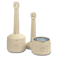 Cendriers Smoker's Cease-Fire, Sur pied, Plastique, Capacit&eacute; 4 gal. US, Hauteur 38-1/2" Groupe Generik