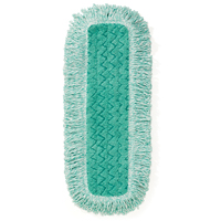 Hygen Dust Pads with Fringe, Hook and Loop Style, Microfibre, 18" L x 6" W Groupe Generik