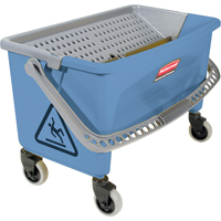 Seau pour vadrouille de finition en microfibres, Capacit&eacute; de 10.75 gal. US (43 pintes), Bleu Groupe Generik