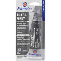 Ultra Grey&reg; Gasket Maker, Tube, 80 ml, -54°C - 260°C/-65°F - 500°F Groupe Generik