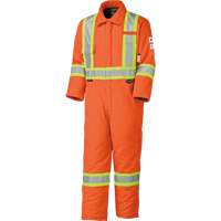 5532A High Visibility FR Rated & Arc Rated Safety Coveralls, Size 2X-Large, High Visibility Orange, 58 cal/cm² Groupe Generik