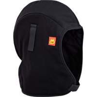 564A Flame Resistant Quilted Hardhat Liner, Black, Cotton Groupe Generik