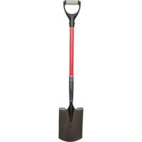 Pelles robustes, Fibre de verre, Lame Acier au carbone, Manche en Prise en D, Longueur 30-1/2" Groupe Generik
