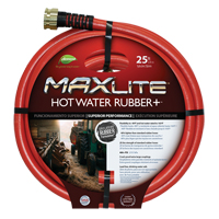 Hot Water Hose, Rubber, 5/8" dia. x 25' L Groupe Generik