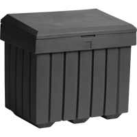 Economy Salt Sand Storage Container, 32" x 23" x 27-1/2", 10 cu. Ft., Grey Groupe Generik