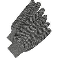 Gants en jersey classiques, Taille unique, Poivre et sel, Non doubl&eacute;, Poignet en tricot Groupe Generik
