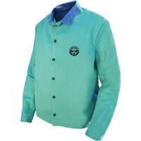 Veste de soudage Gander Brand Banox FR, Coton/Cuir, 2T-Grand, Vert Groupe Generik