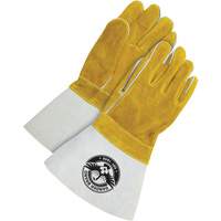 Gants pour soudeur avec poignet de 5", Cuir de vache refendu, Taille Taille unique Groupe Generik