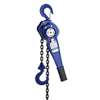 Lever Hoist with 3' Chain, 3' Lift, 500 lbs. (0.25 tons) Capacity Groupe Generik