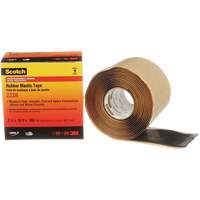 Scotch&reg; Rubber Mastic Tape 2228, 50.8 mm (2") x 3 m (10'), Black Groupe Generik